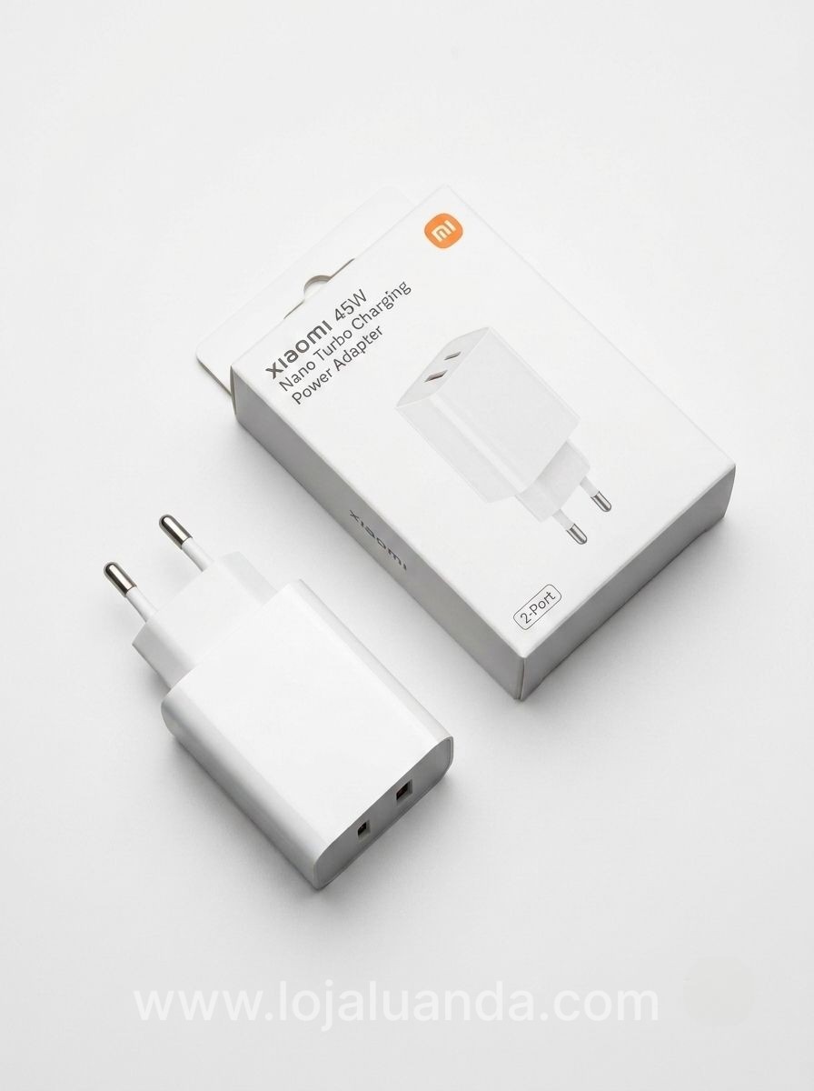 Adaptador Turbo Charging de 45W - Xiaomi (2 Portas)